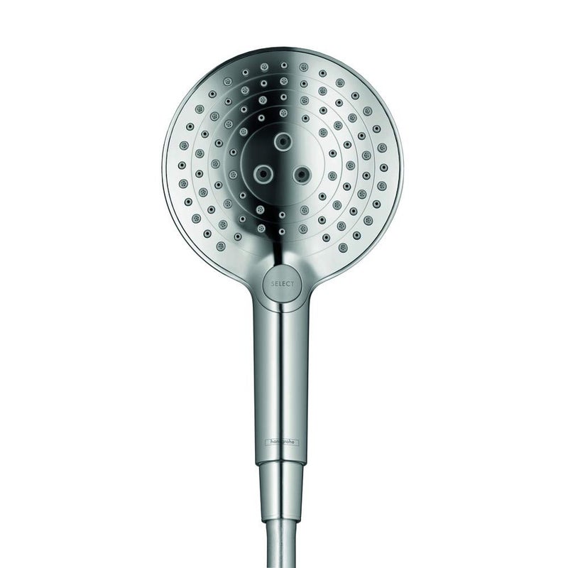 hansgrohe Raindance Select S Easy Install 5-inch Handheld Shower Head Modern 3 -Spray PowderRain, Rain, Whirl 26037001 - Image 2